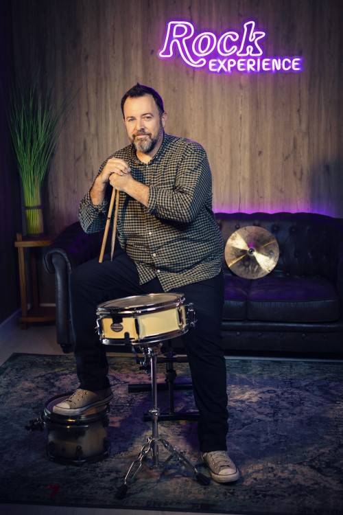 Juan Antonio Colmenar, profesor de Batería en Rock Experience