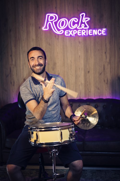 Juanjo García, profesor de Batería en Rock Experience